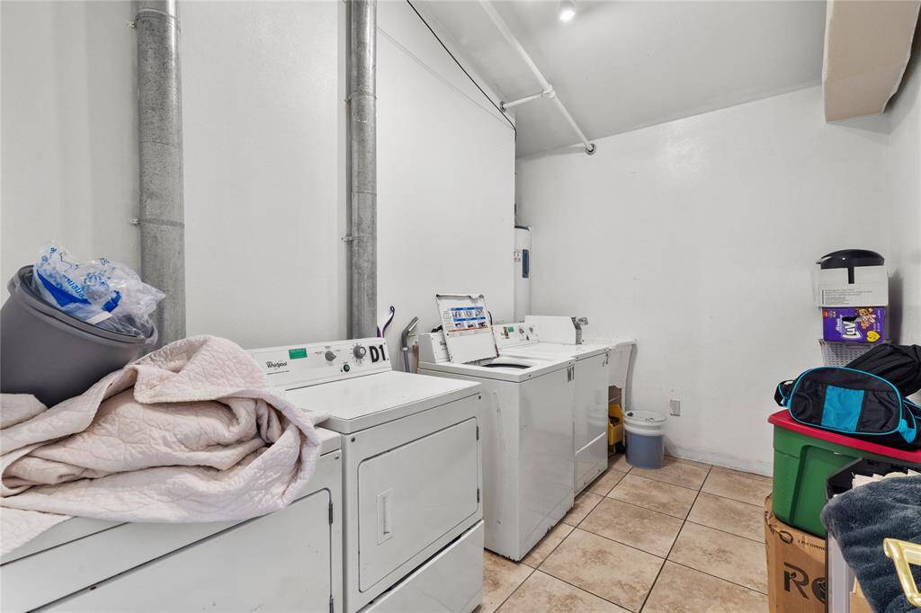 Depending on the property's intended use, this massive laundry room could be a valuable amenity for residents or employees.