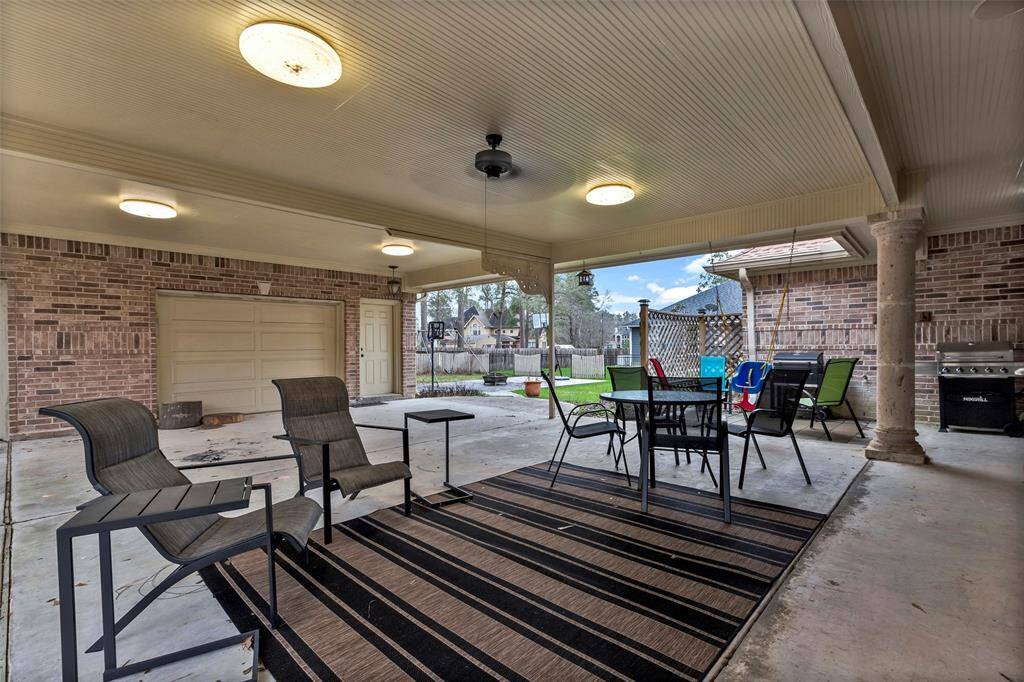 For the lovers of all things outdoors, this covered space can be used as extra parking or as an outdoor gathering space.