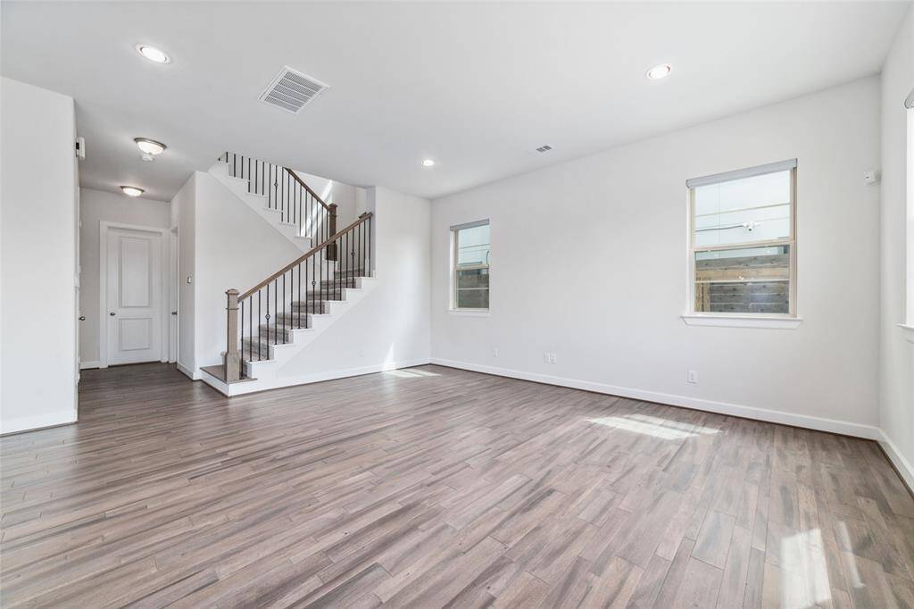 Living Room & Stairway