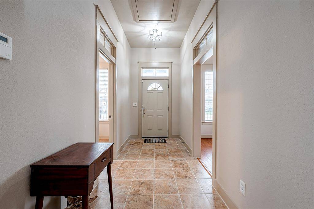 From this view you see the natural light - guest bedroom is to left and living is to right from this view.