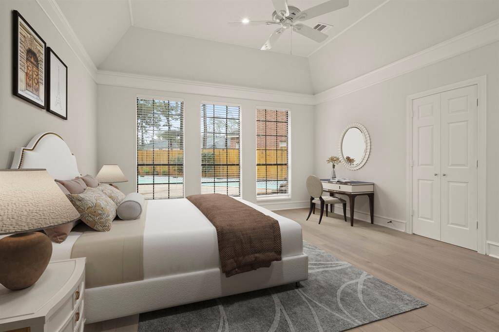 Primary Bedroom virtually staged