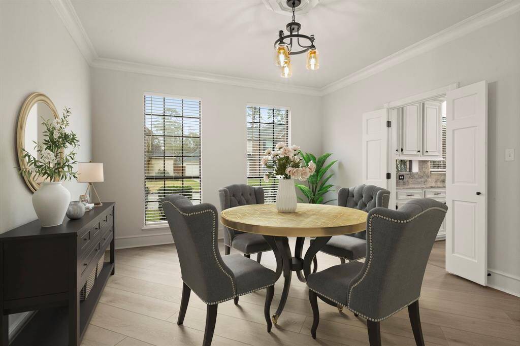 Formal Dining virtually staged