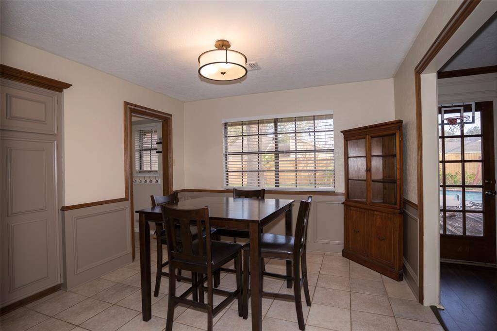 Ample space and easy-to-maintain tiled flooring.