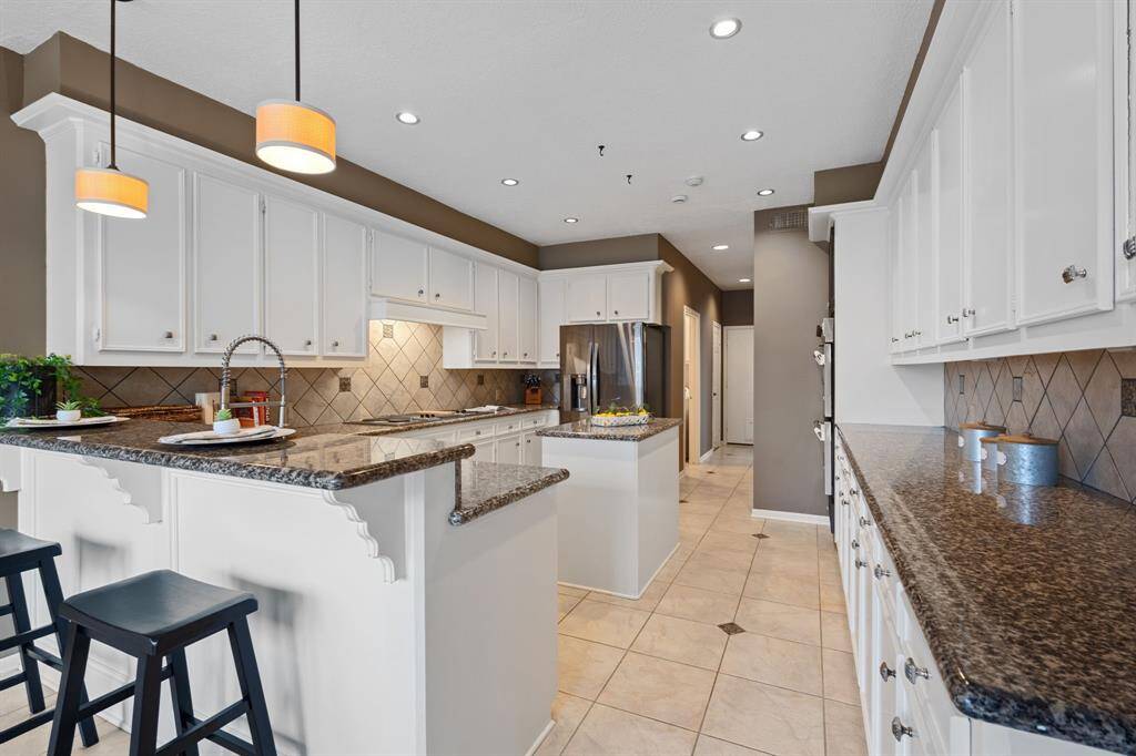 Plenty of counter space for meal prep.