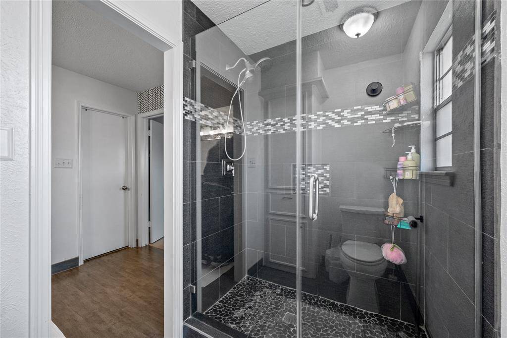 Oversized shower in primary bedroom!