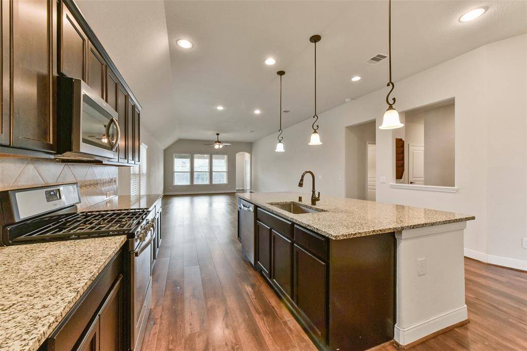 Recessed lighting.