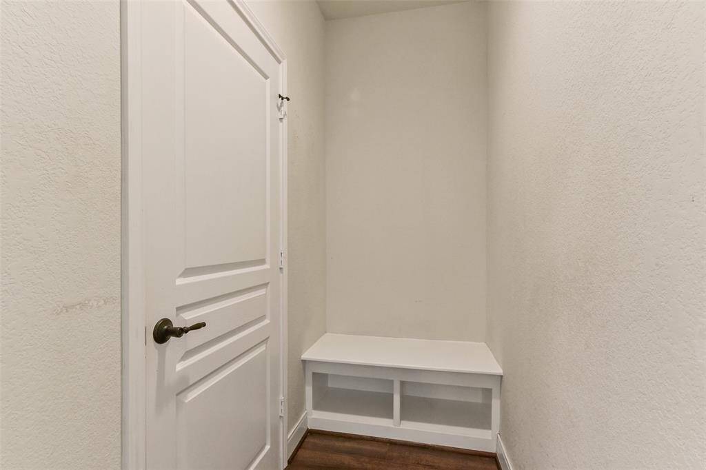Entry door from garage.
