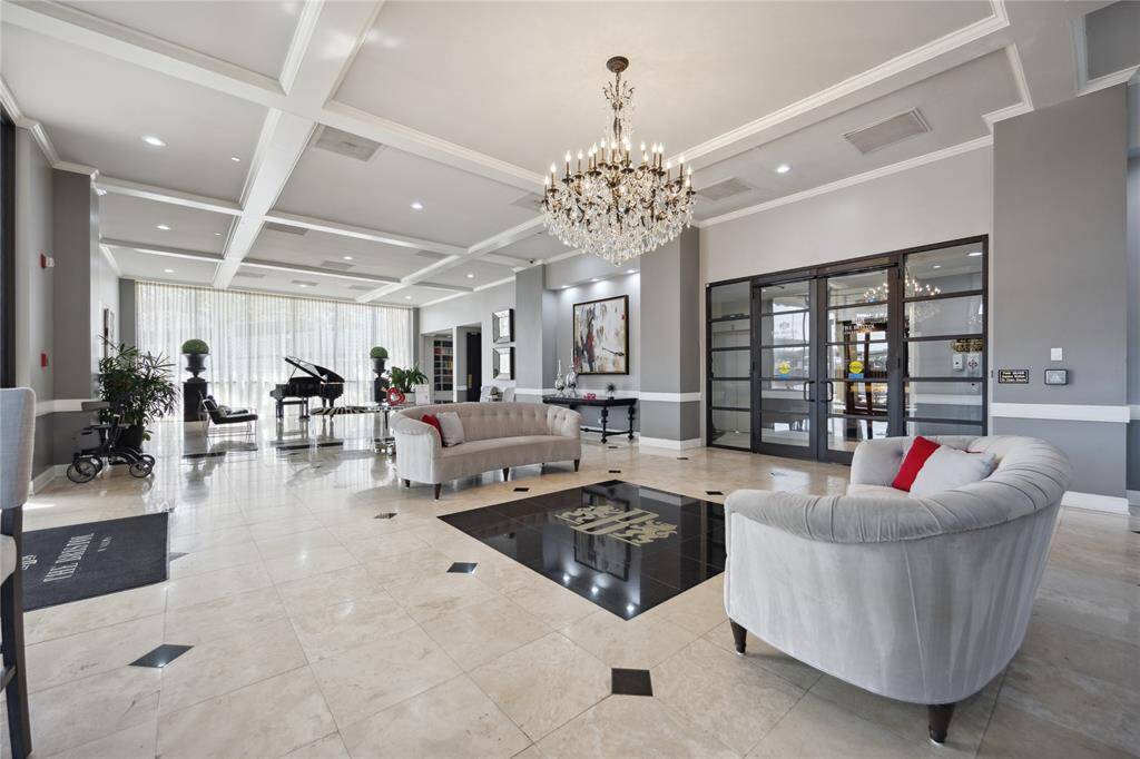 Sophisticated lobby with 24 hour security and concierge