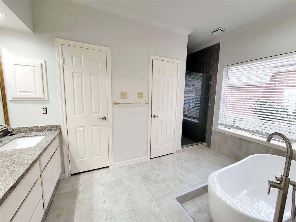 Updated master bath.