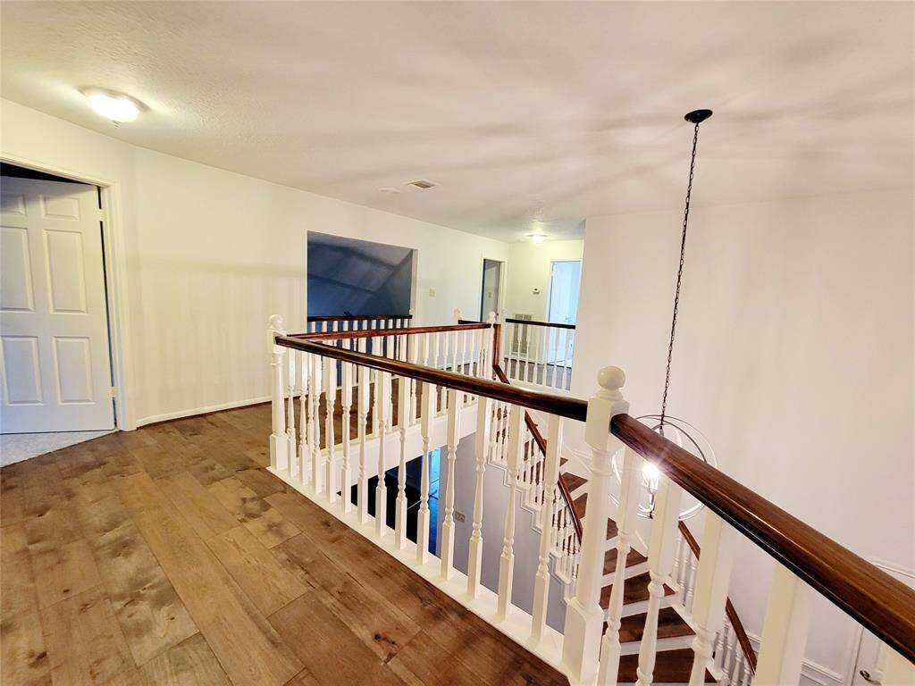Up landing area.