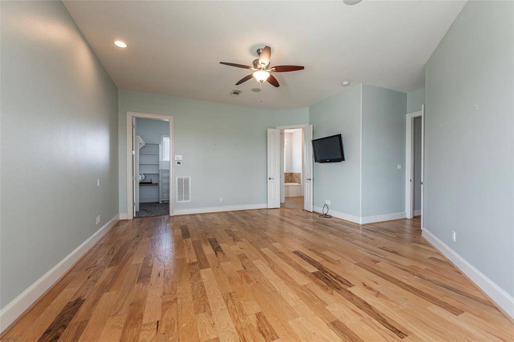 primary room with first closet