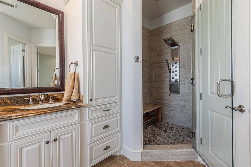 redone shower