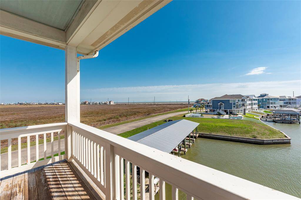beach view from patio deck