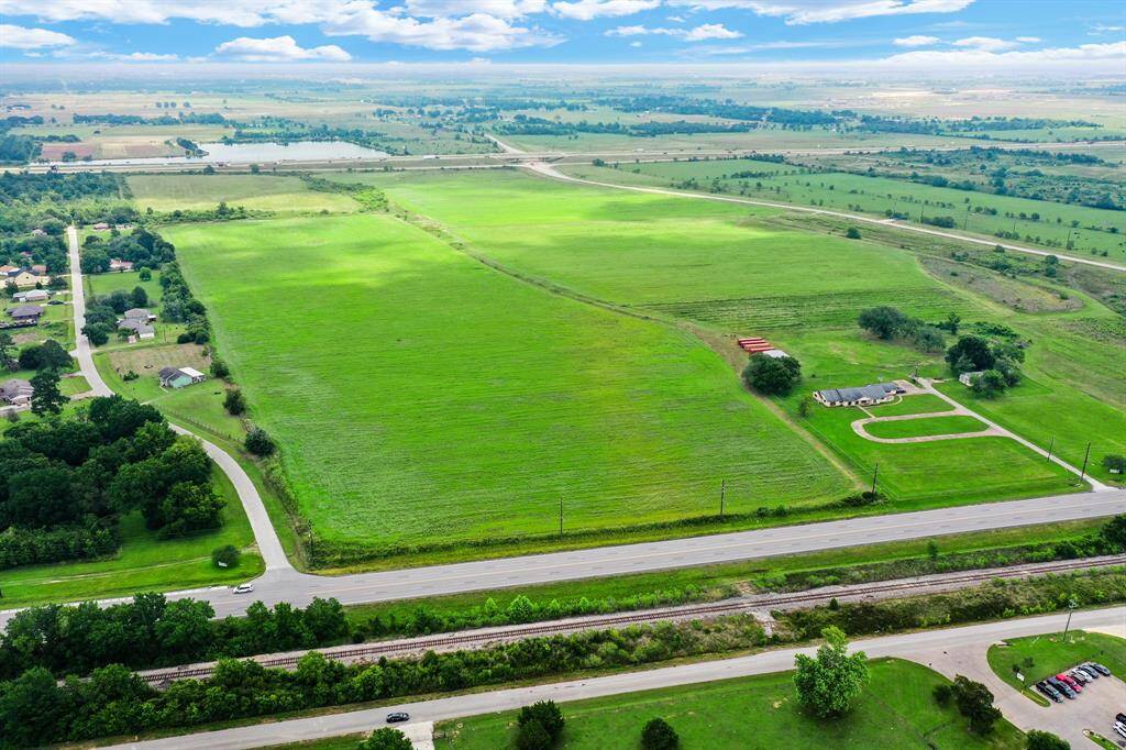 A slightly different north-facing view.  James Muse Parkway can be seen in upper right corner.