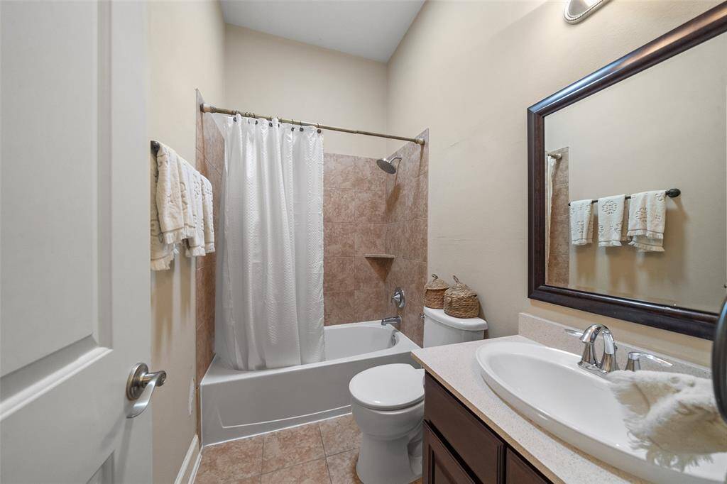 Downstairs secondary bathroom.