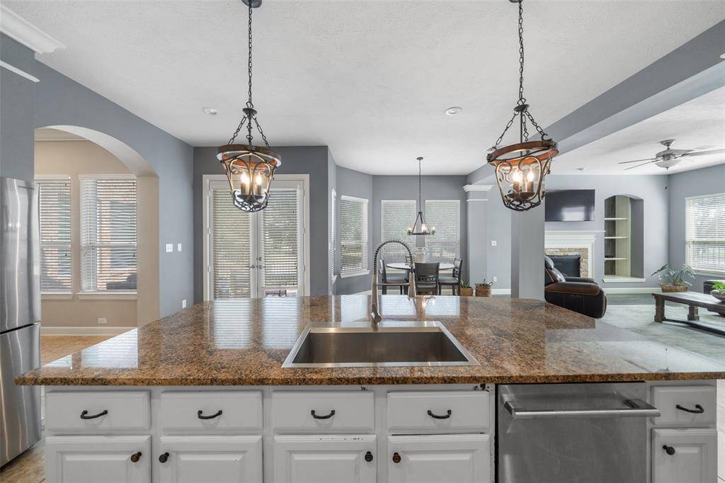 Open-concept kitchen