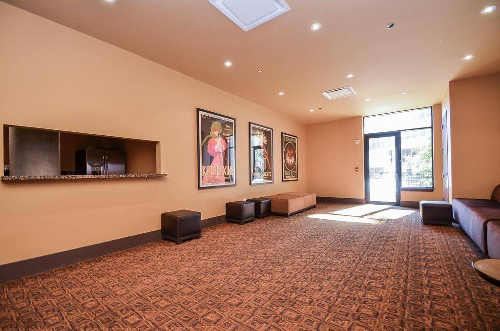The Empire includes a Party Room with a balcony, Catering Kitchen and Theater for the use of all of the Empire residents.