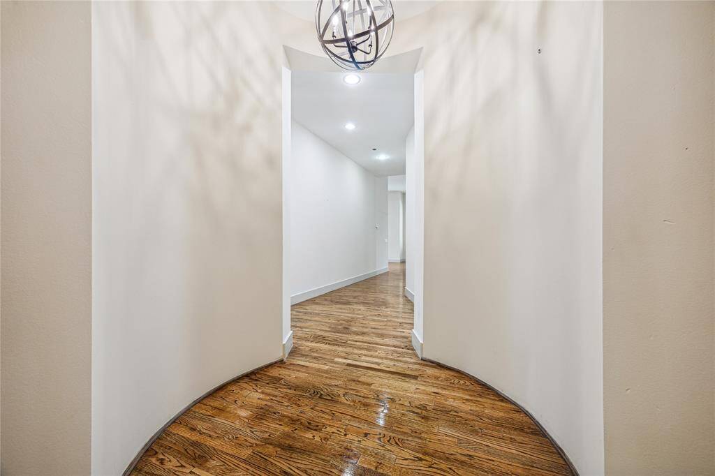 The dramatic Foyer is a great place for showcasing some of your favorite artwork.
