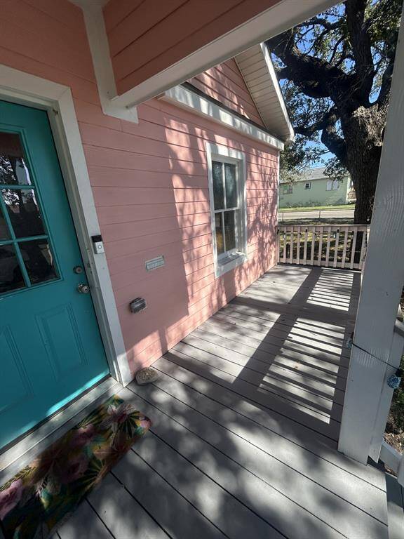Wide front porch.