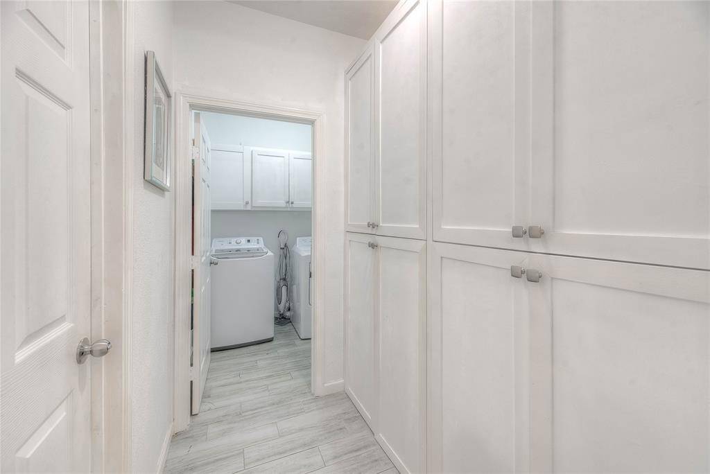 Utility room inside of home
