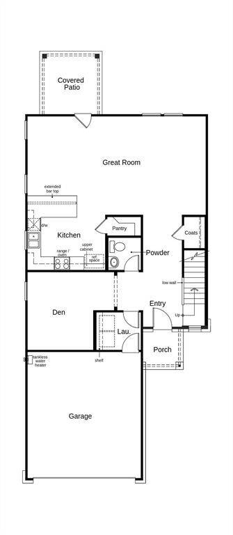 This floor plan features 3 bedrooms, 2 full baths, 1 half bath and over 2,200 square feet of living space.