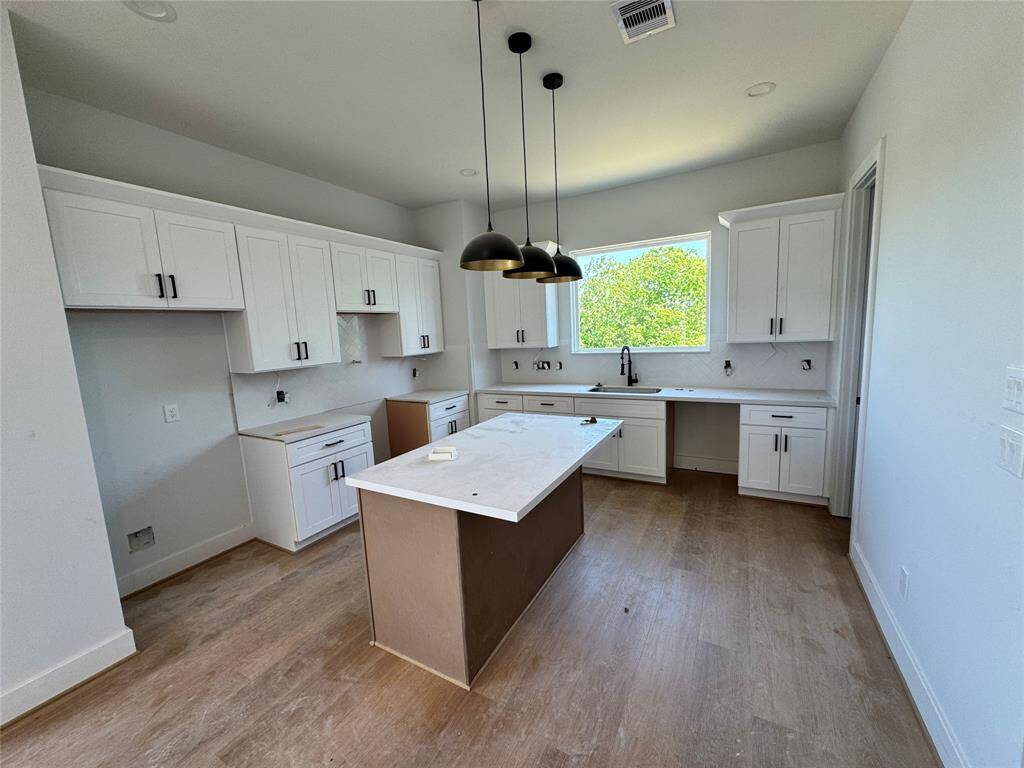 Open concept kitchen