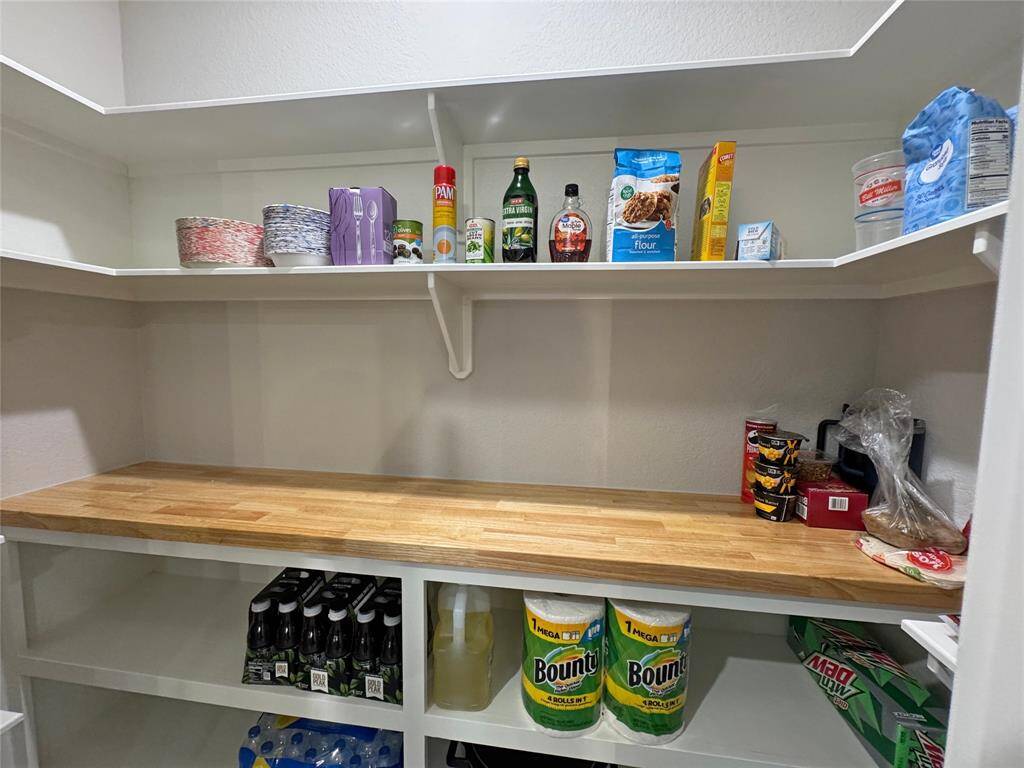Inside the pantry.