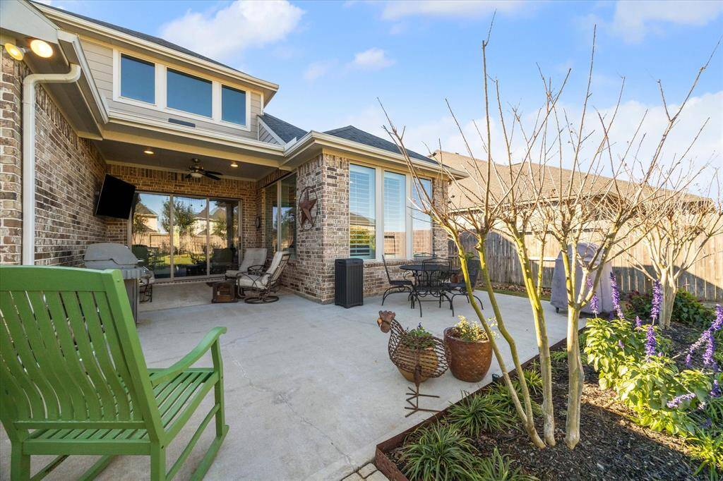 Spacious, extended and upgraded patio.