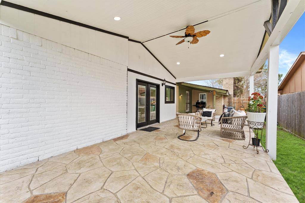 Large covered patio, perfect for outdoor living and entertaining