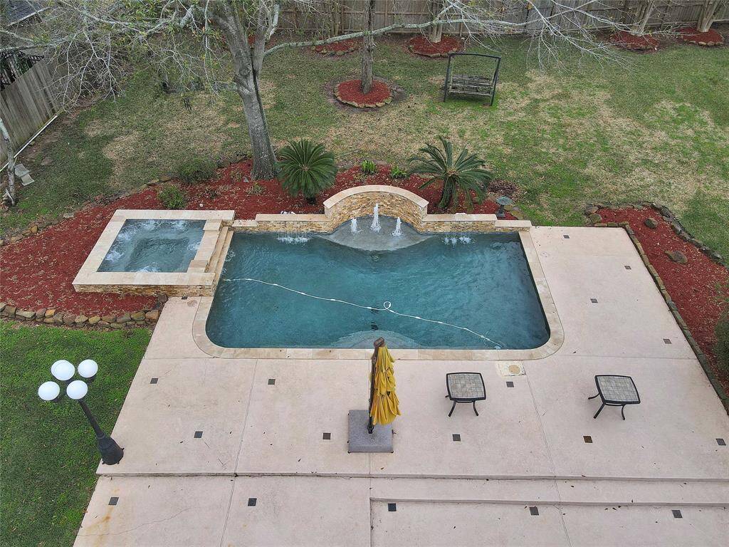 *Resurfaced pool and spa about 2 years ago. Updated trim with rock and tile as well. Installed a float system that maintains water level.