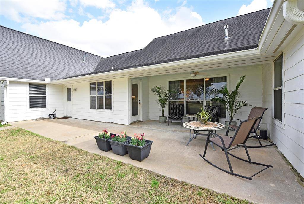 Enjoy outdoor living on the spacious covered back patio.