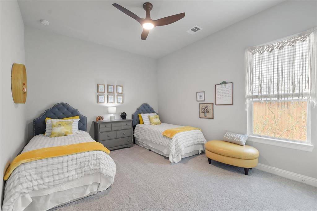 All of the bedrooms are grand in size with generous closets.