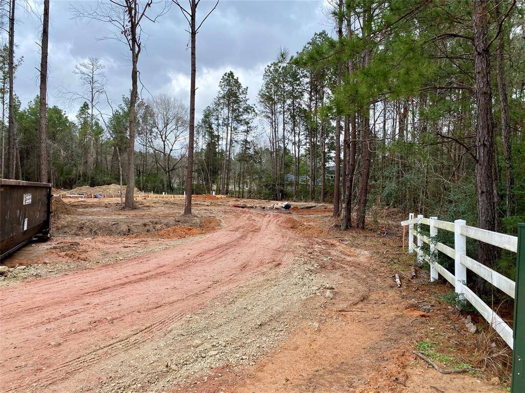 Future driveway to the property will be here.