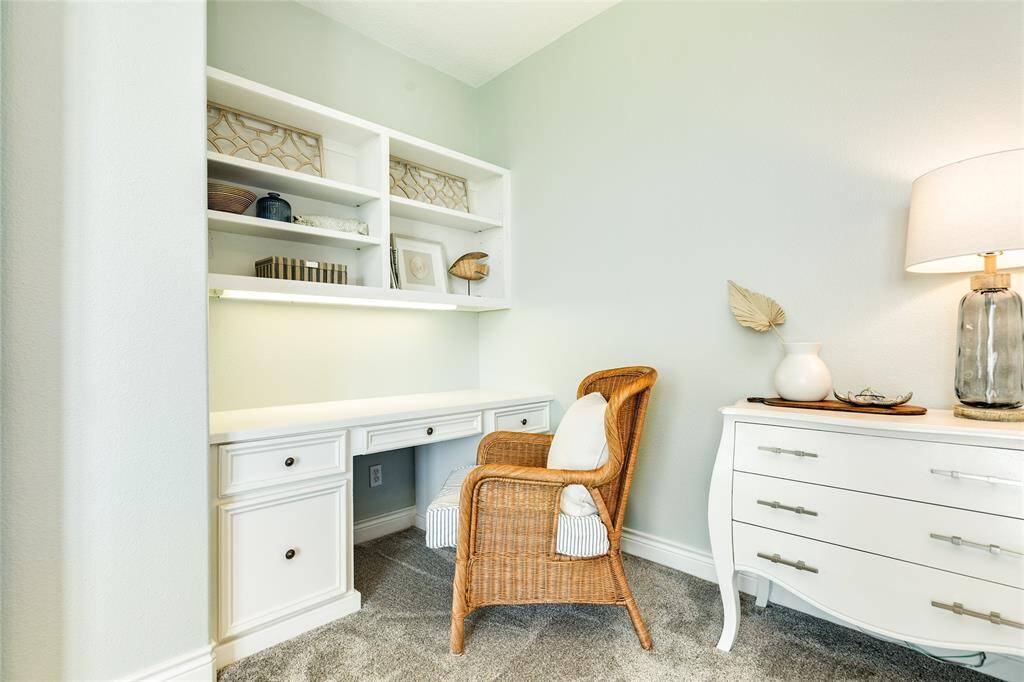 Work from home or enjoy a quiet space to journal or read.