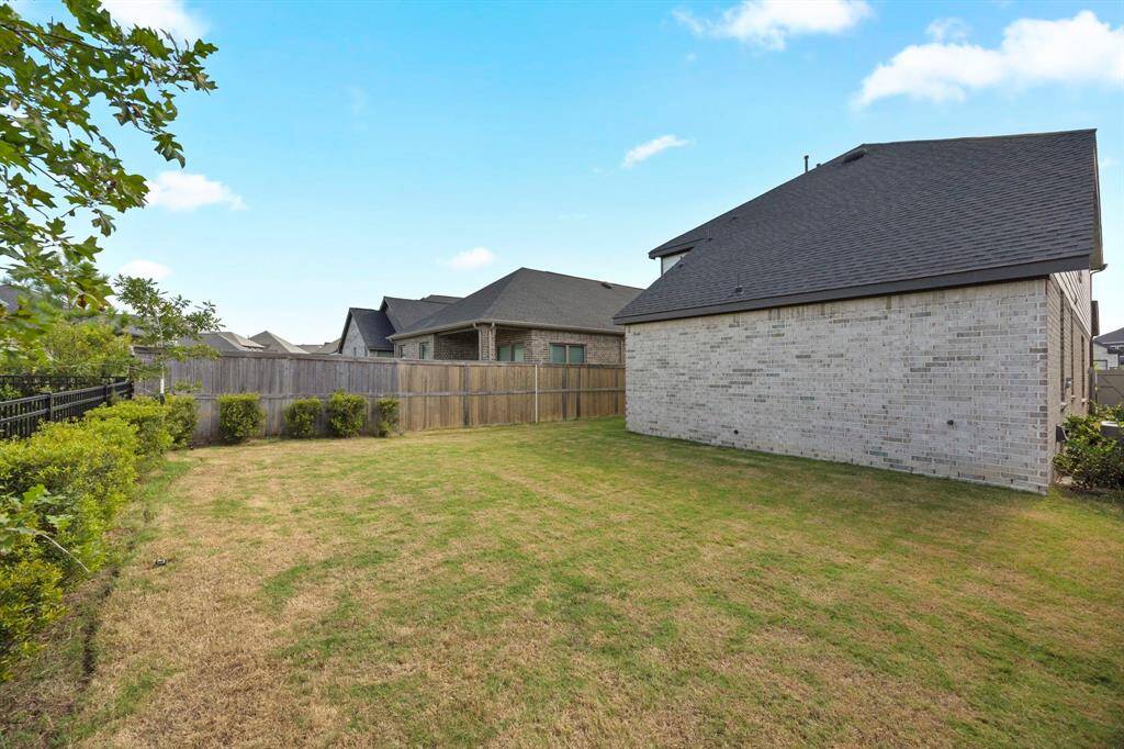 Fully fenced with privacy fence on the sides