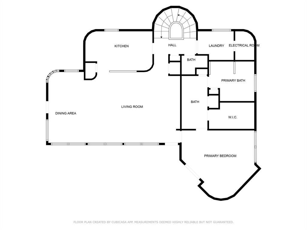 Main level floor plan
