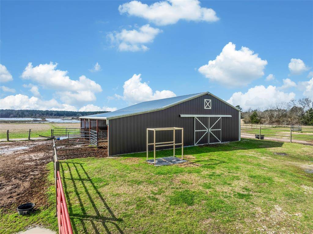 The barn is truly a horse retreat