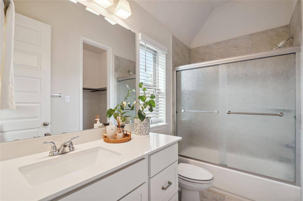 A close-up view of the private Bath off of Bedroom #4.