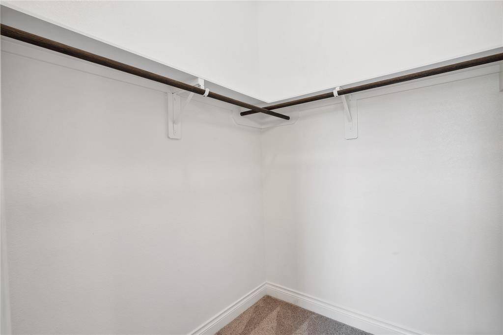 Look at the great size of this walk-in closet in Bedroom #4!