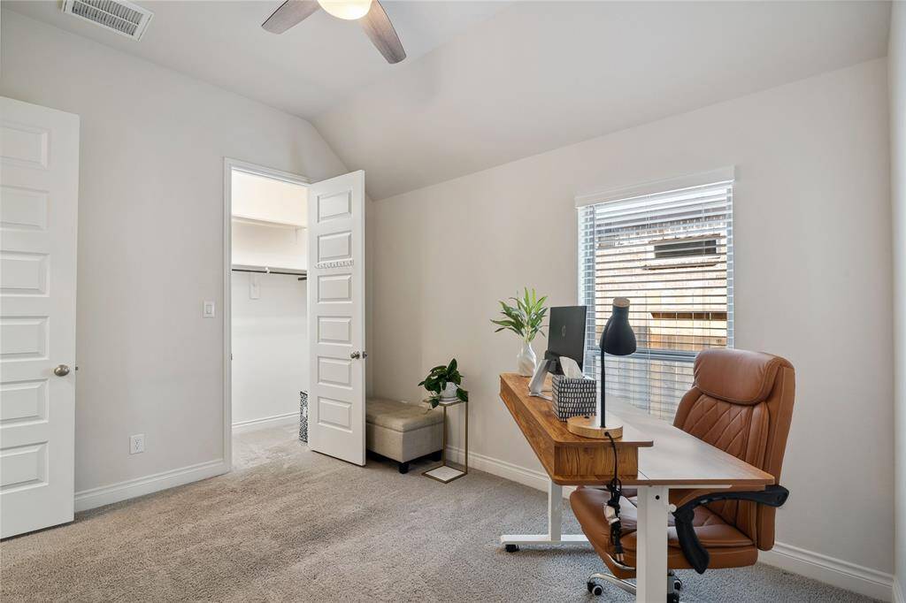 Another view of Bedroom #3 with a great size walk-in closet.
