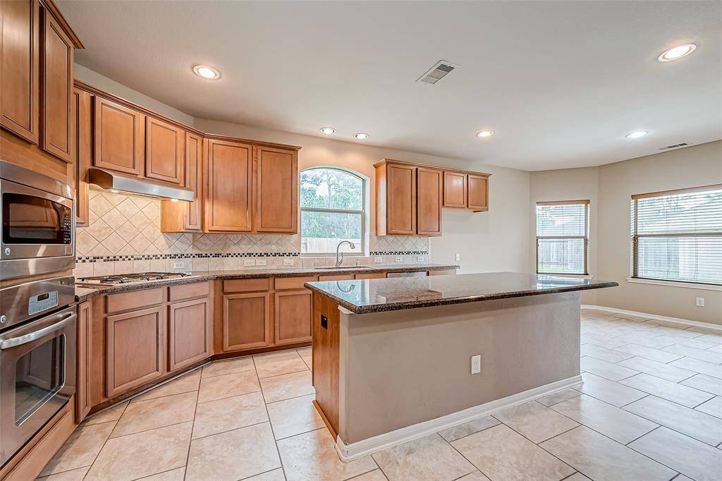 Large kitchen with large island