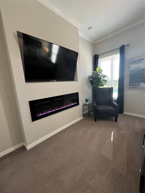 Another view of large and inviting primary suite with modern amenities.