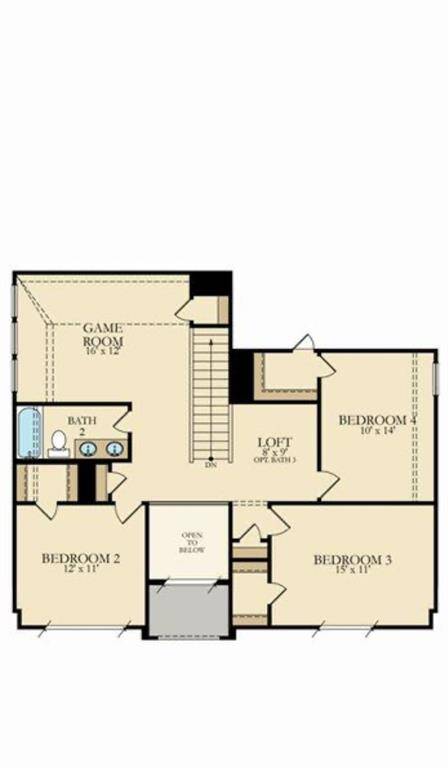 Well thought-out second level with functional layout.