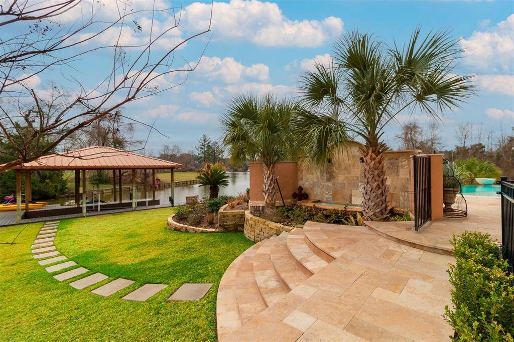 Meticulous landscaping and walkways.