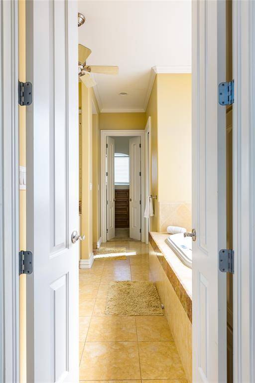 Master bathroom entrance