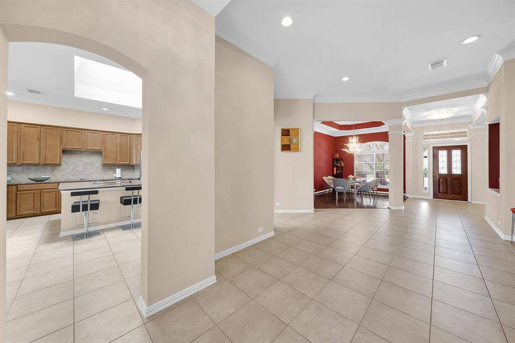 Alternate view of the foyer from the back patio door.