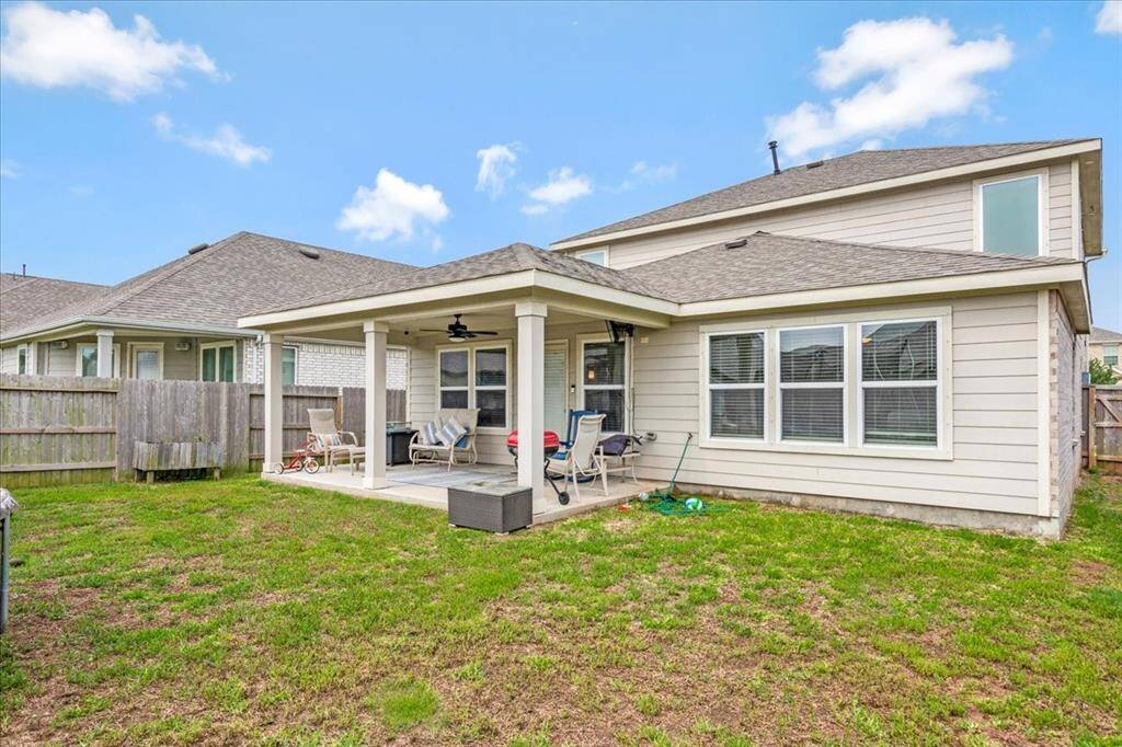 Large Backyard covered patio