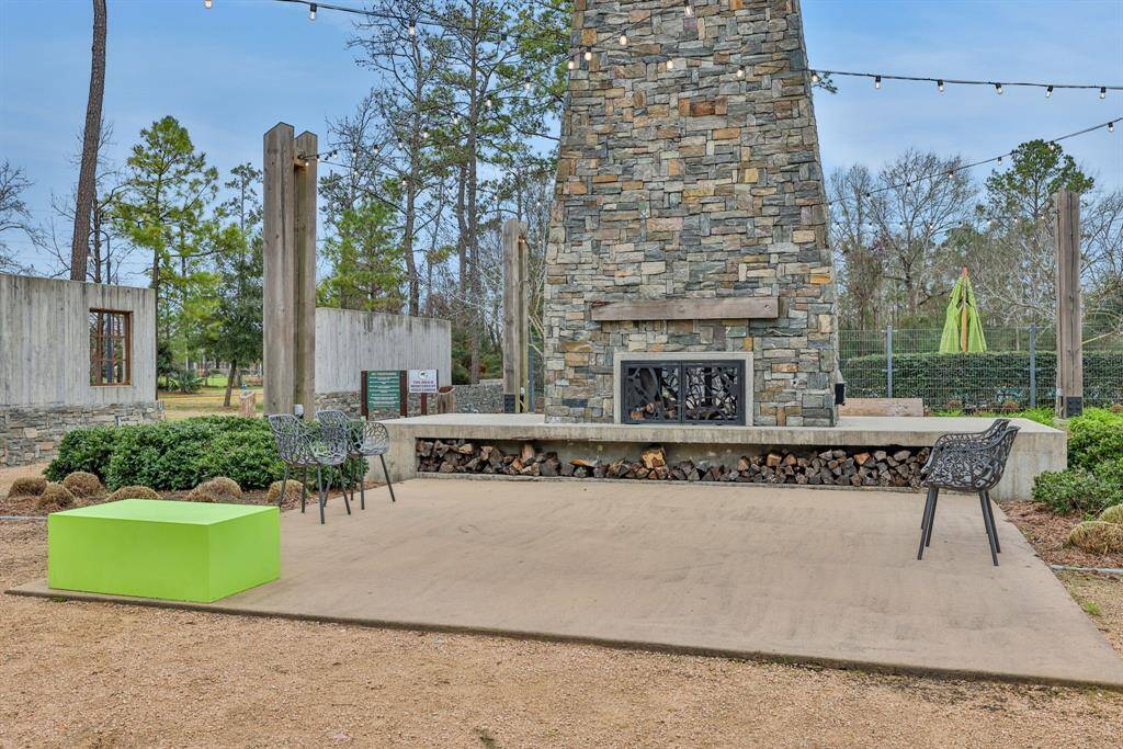 Relax outside near the Hearth.