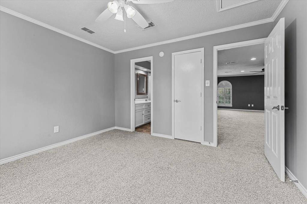 Bedroom 3 Looking into 2nd Bath and Gameroom