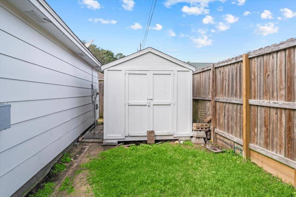 Shed Behind Garage